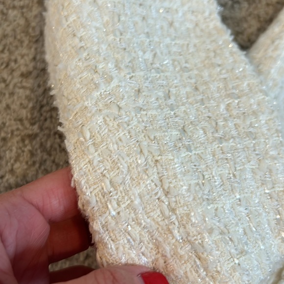 Truth & Pride Ivory Tweed Blazer, XS - Picture 4 of 16